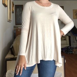 🌺3 for$30🌺Anthropologie TINA+JO cream longsleeve